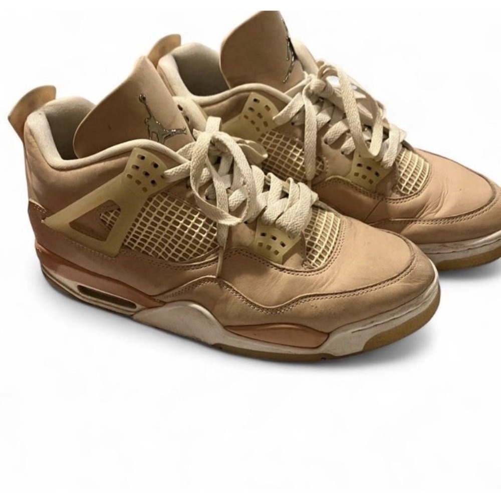 Jordan Air Woman's Retro Shimmer Size 11.5 Men 9.5 In Nude/pink